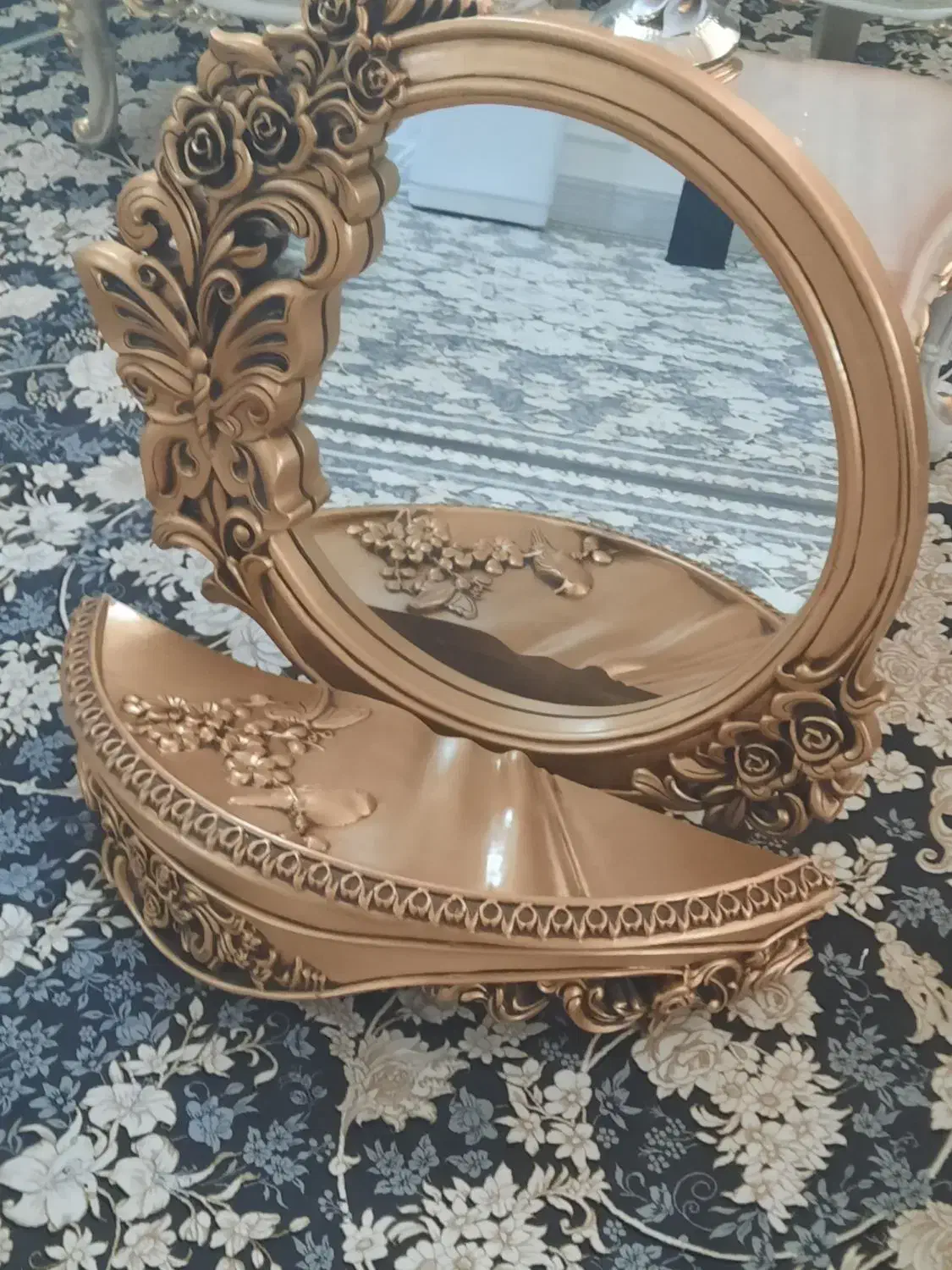 آیینه وکنسول زیبا|بوفه، ویترین، کنسول|قم, عمار یاسر|دیوار