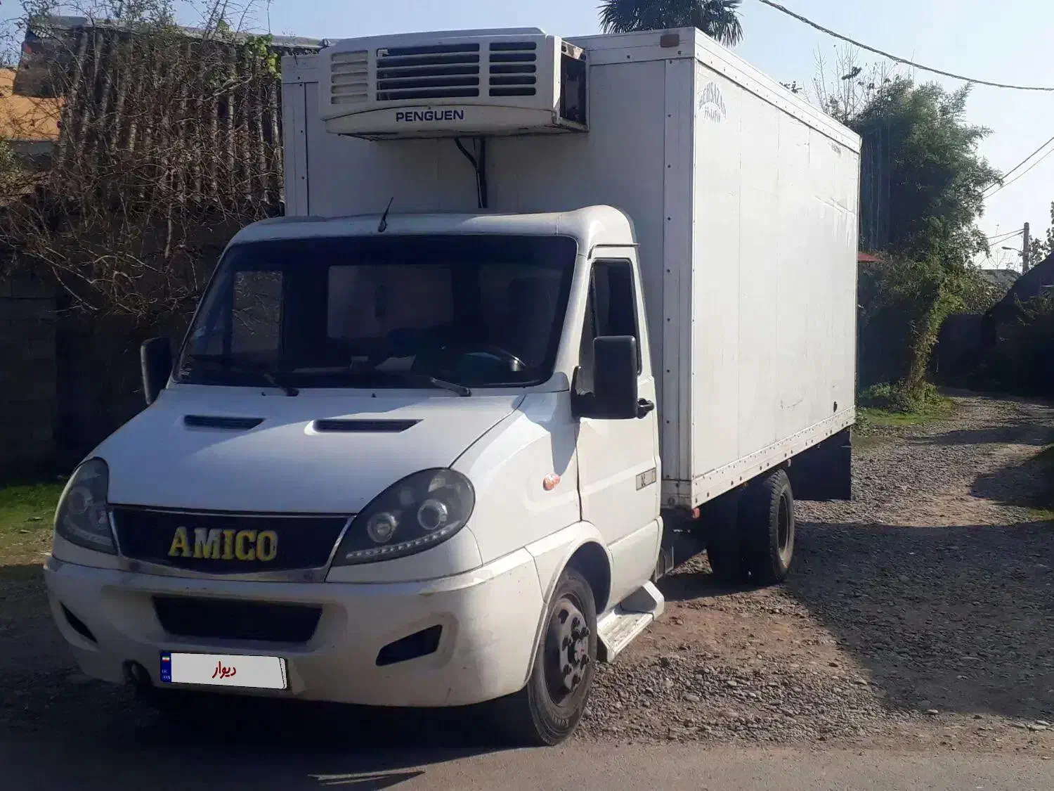 ۶تن یخچالدار اتاق بزرگ|خودرو سنگین|رشت, کوی بیانی|دیوار