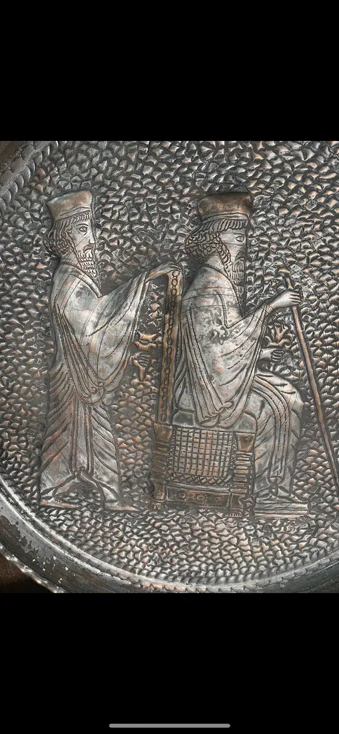 مجمع قاجاری قلمکاری جدید|کلکسیون اشیاء عتیقه|چمستان, |دیوار