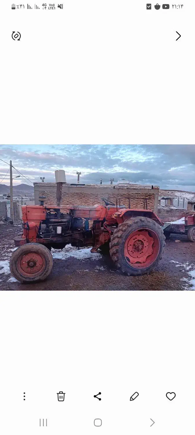 تراکتور رومانی مدل ۵۹|خودرو سنگین|کلیائی, |دیوار