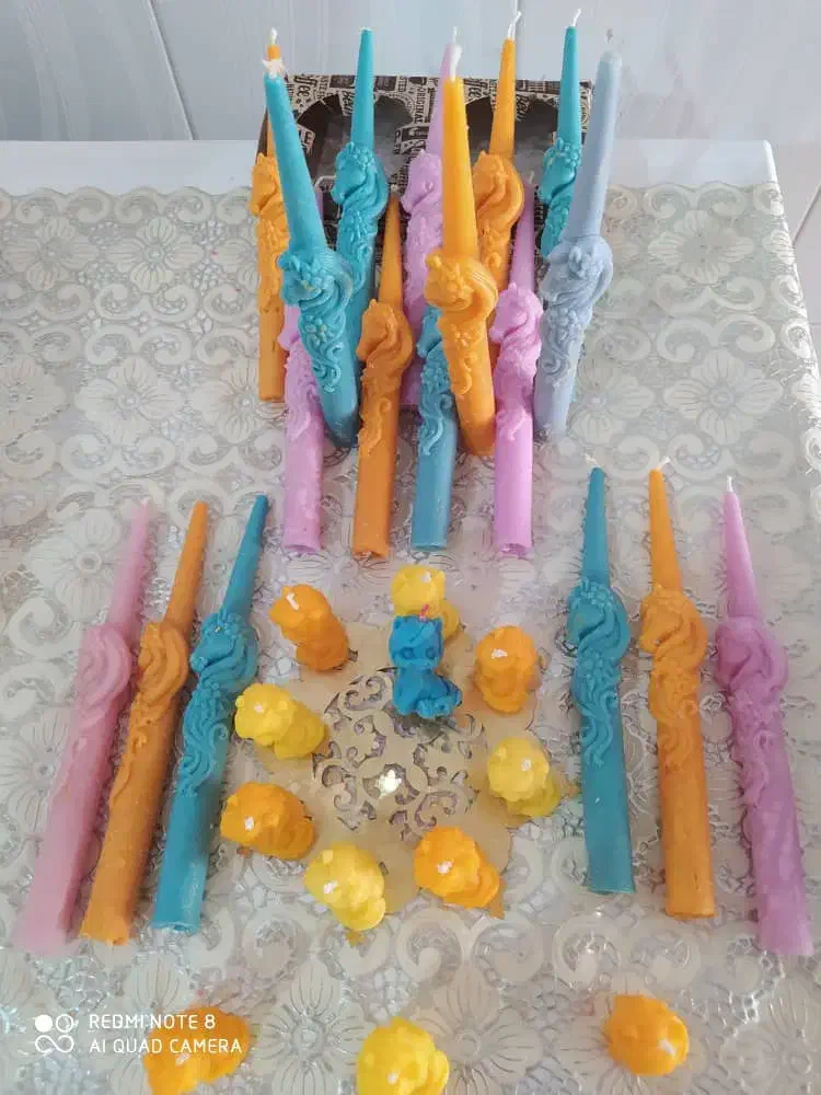 شمع با نماد سال|صنایع دستی و سایر لوازم تزئینی|بروجن, |دیوار