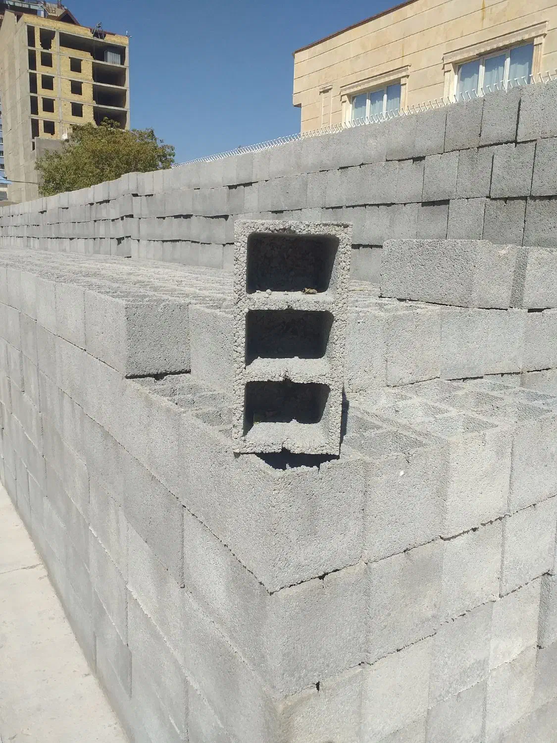 بلوک دیواری سنگین 20×20×40|مصالح و تجهیزات ساختمان|ارومیه, |دیوار