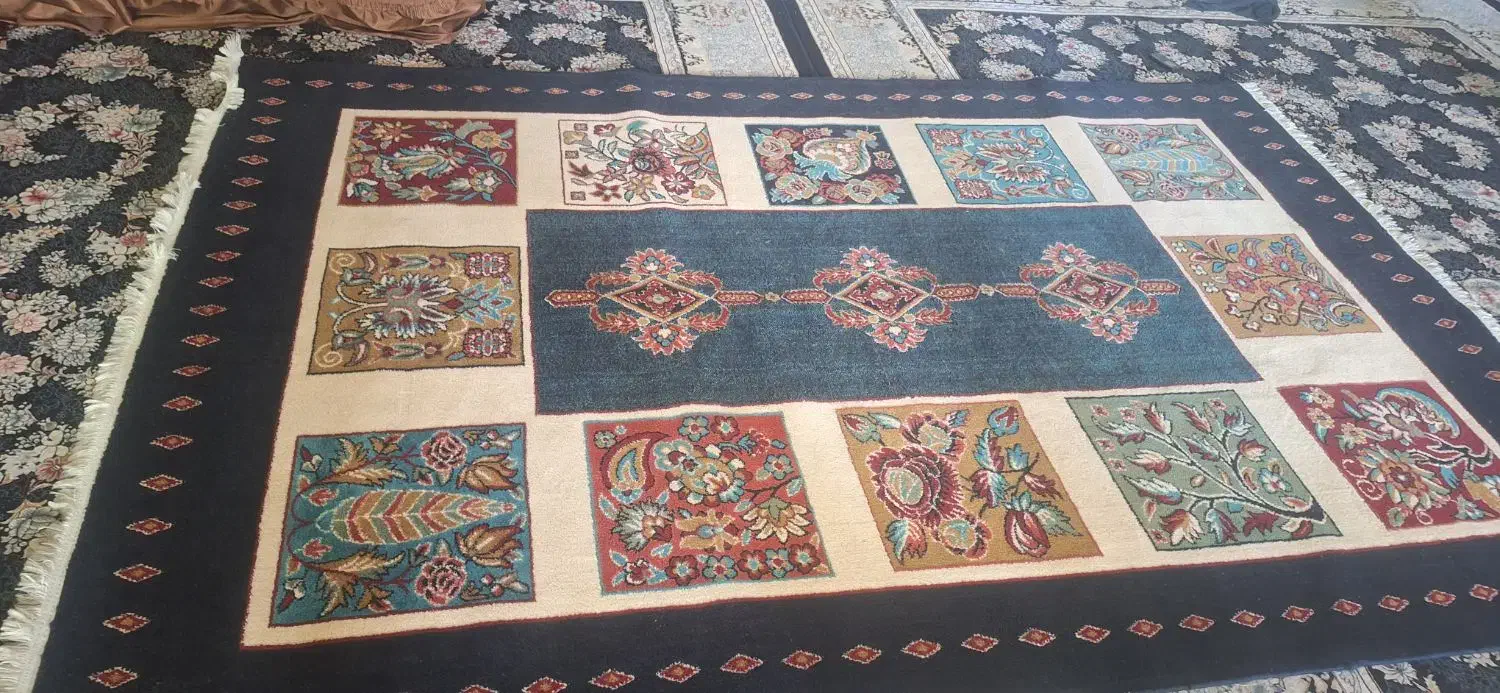 گلیم فرش۶متری|گلیم، جاجیم، گبه|نورآباد, |دیوار