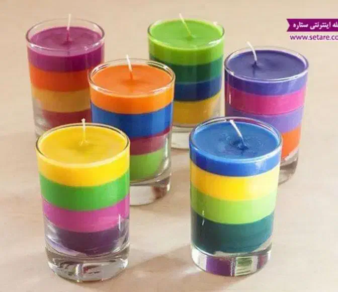 شمع گل رز|صنایع دستی و سایر لوازم تزئینی|یزد, |دیوار