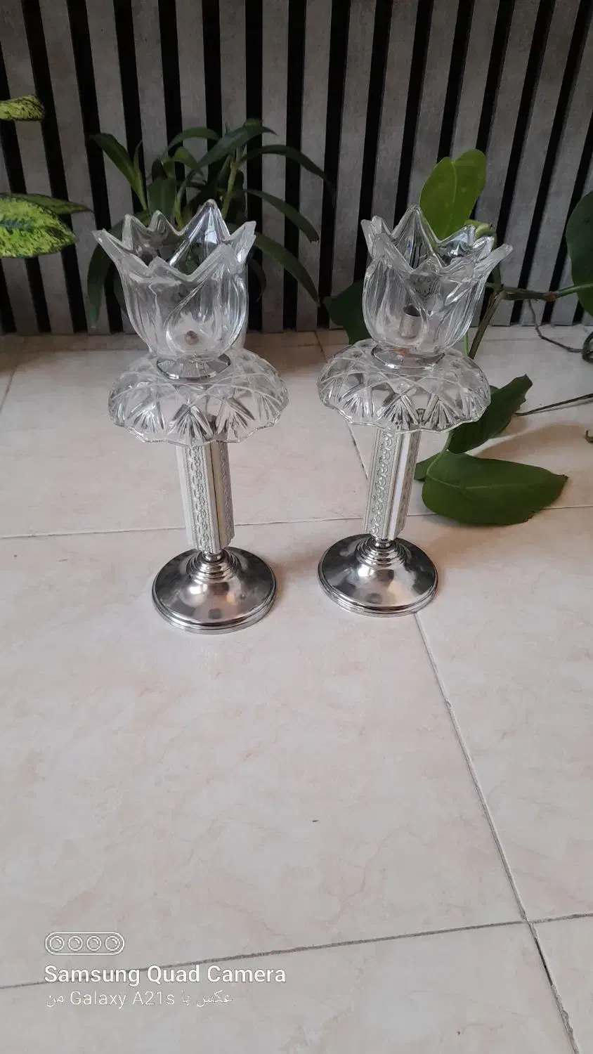 دو عدد شمعدونی|صنایع دستی و سایر لوازم تزئینی|قم, پردیسان|دیوار