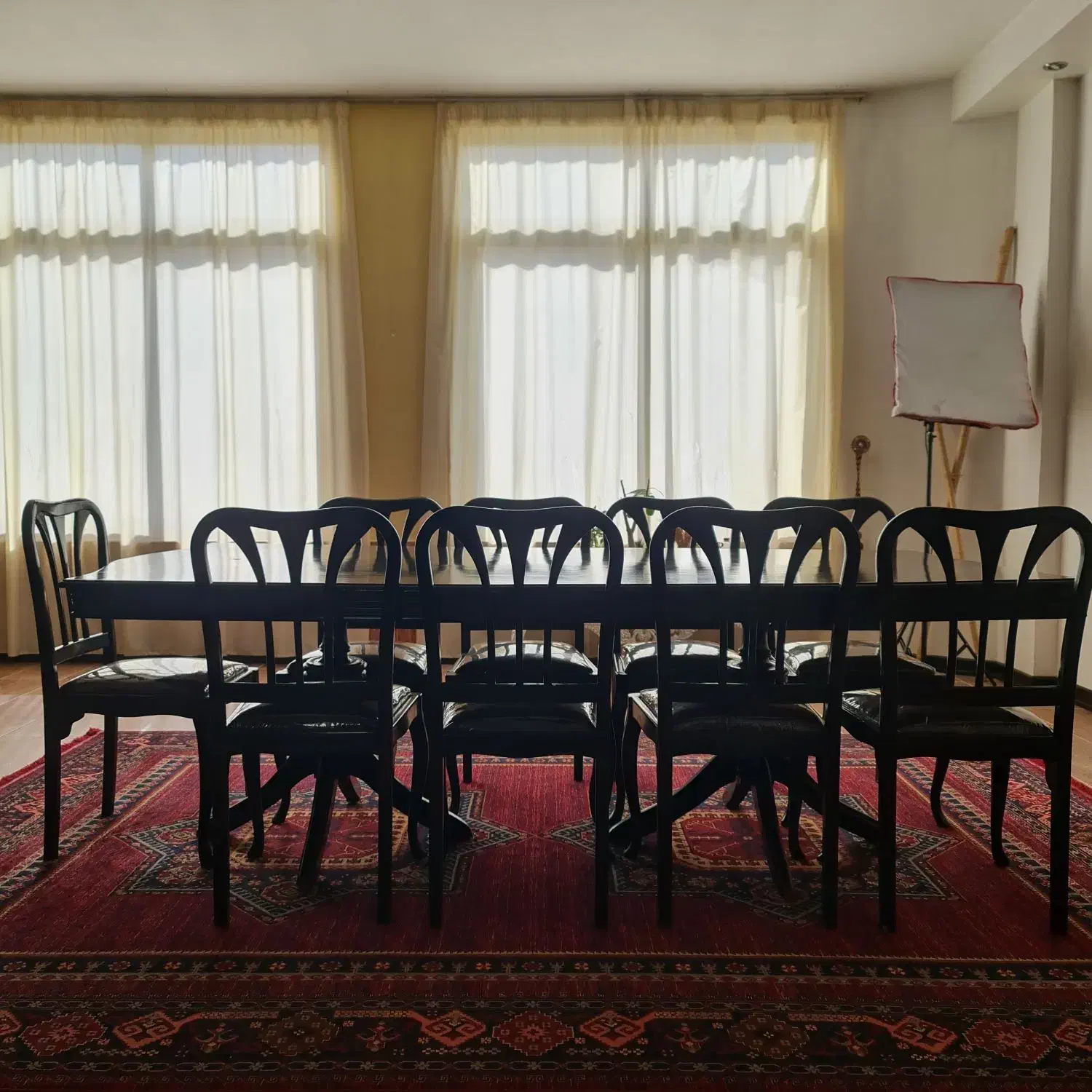 میز و صندلی نهارخوری ۱۰ نفره چوب راش|میز و صندلی غذاخوری|شاهین‌شهر, چمران|دیوار