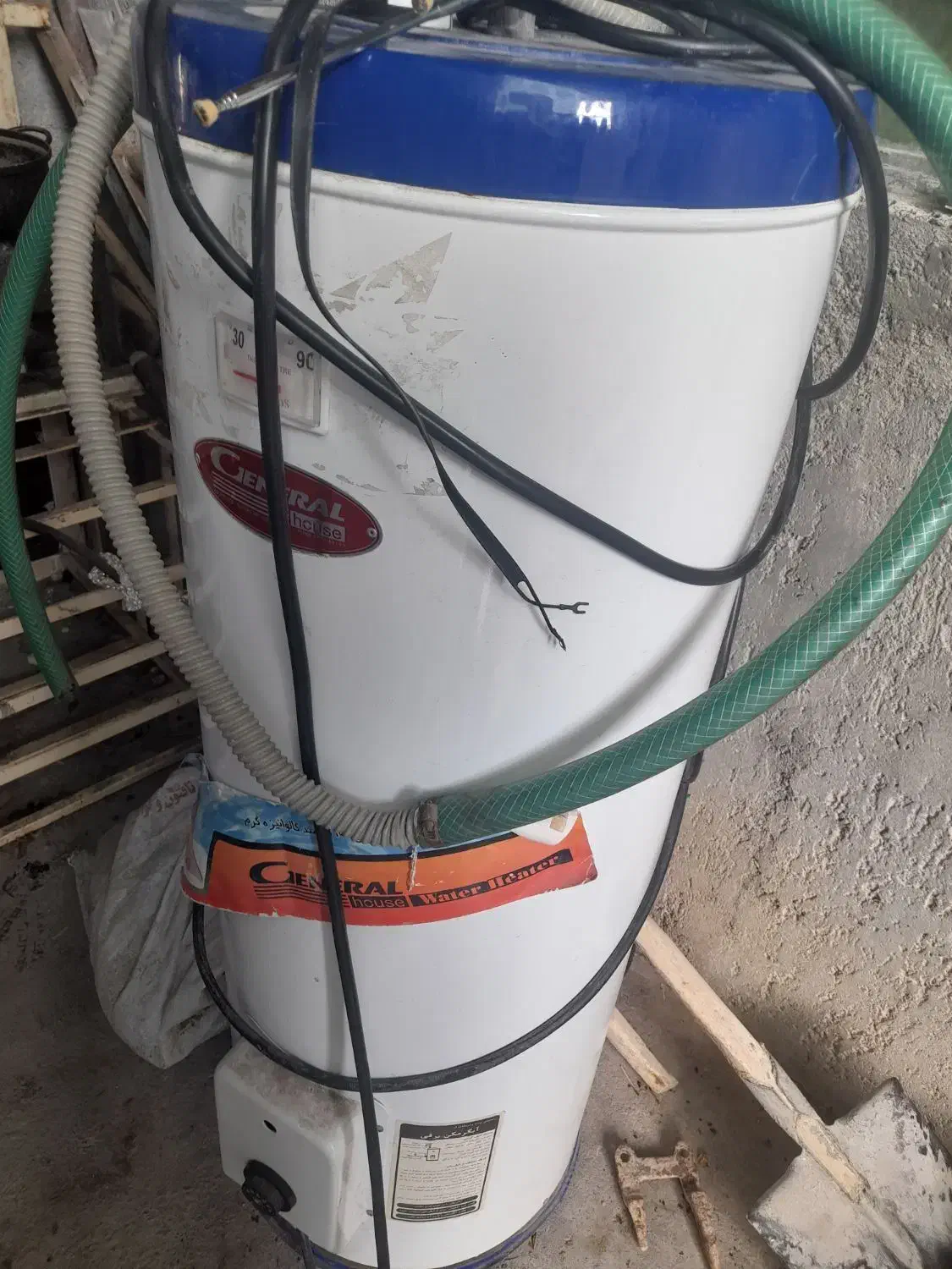 آبگرمکن|آبگرمکن، پکیج، شوفاژ|اهرم, |دیوار