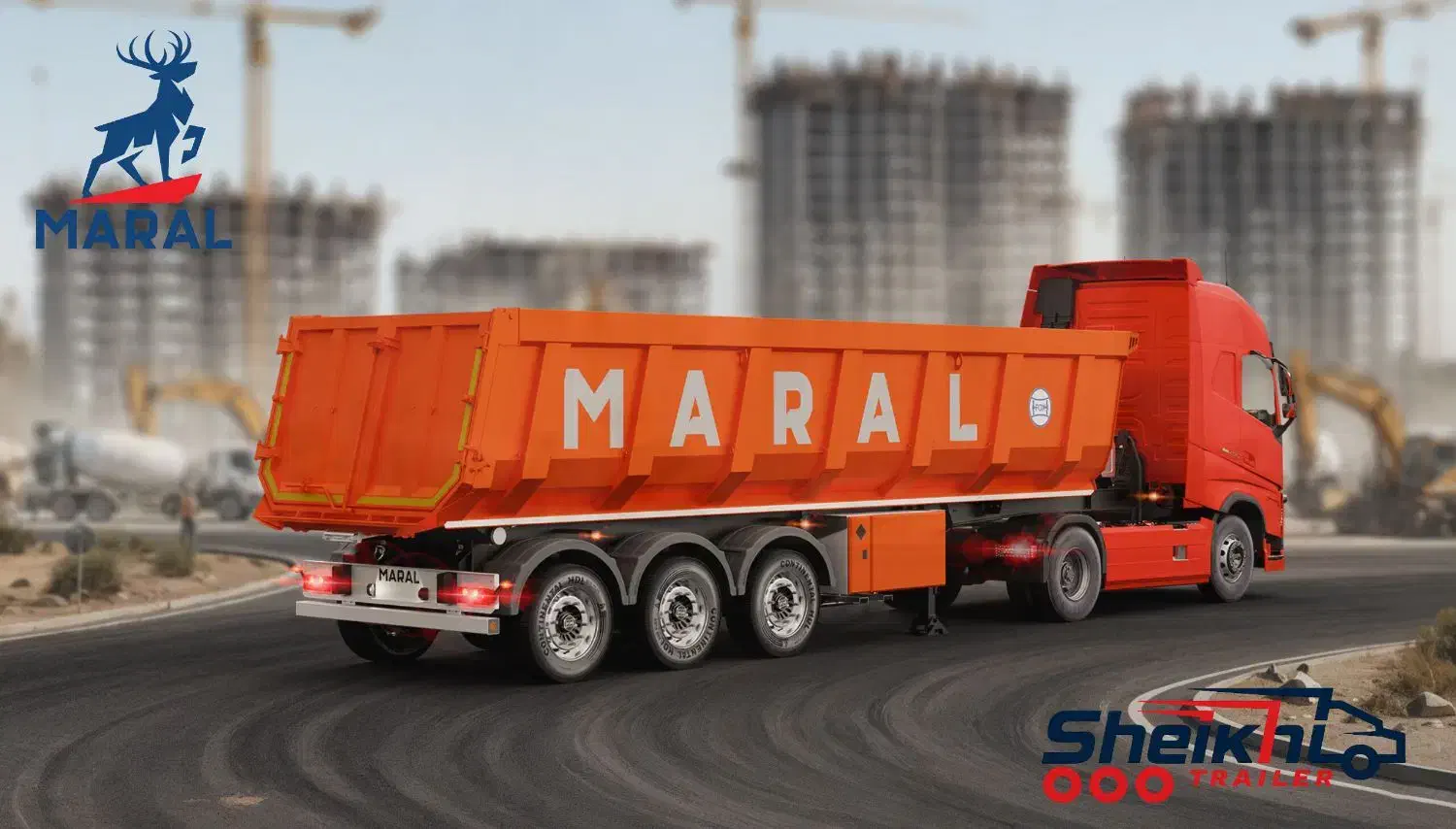 نماینده فروش رسمی تریلر مارال1025وخدمات پس ازفروش|خودرو سنگین|کوار, |دیوار