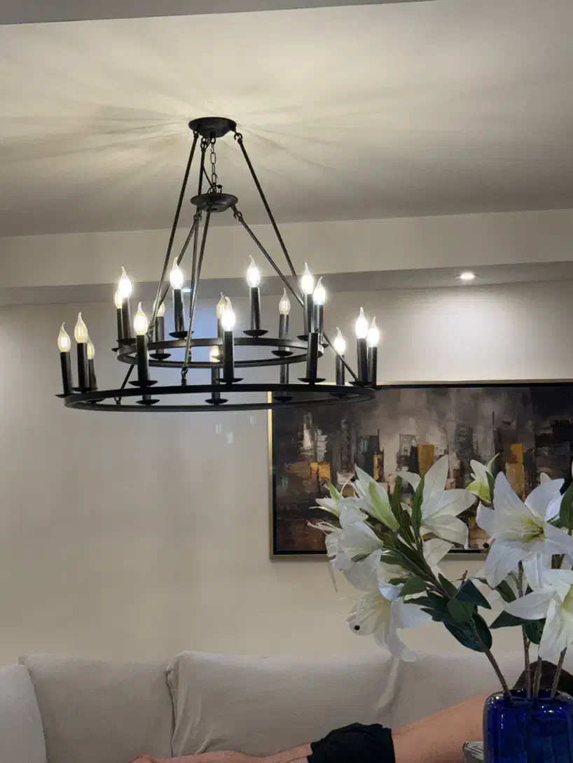 لوستر مشکی|لوستر و چراغ آویز|تهران, امجدیه (خاقانی)|دیوار