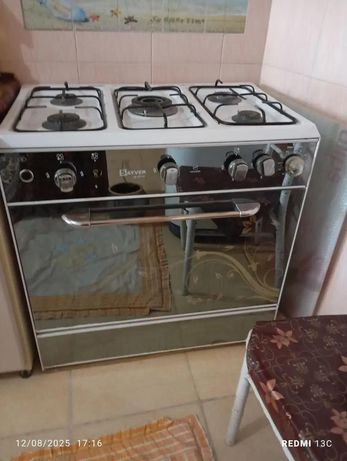 گاز5شعله طرح فر|اجاق گاز و لوازم برقی پخت‌وپز|شهرکرد, |دیوار