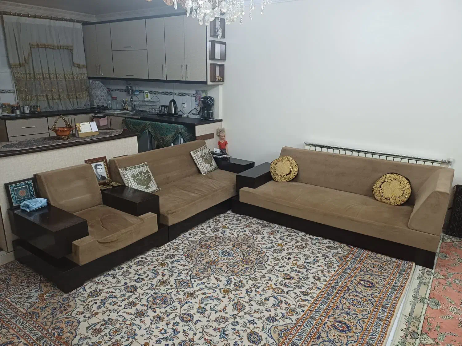 مبل ال ۷ نفره|مبلمان خانگی و میز عسلی|اندیشه, اندیشه فاز ۱|دیوار