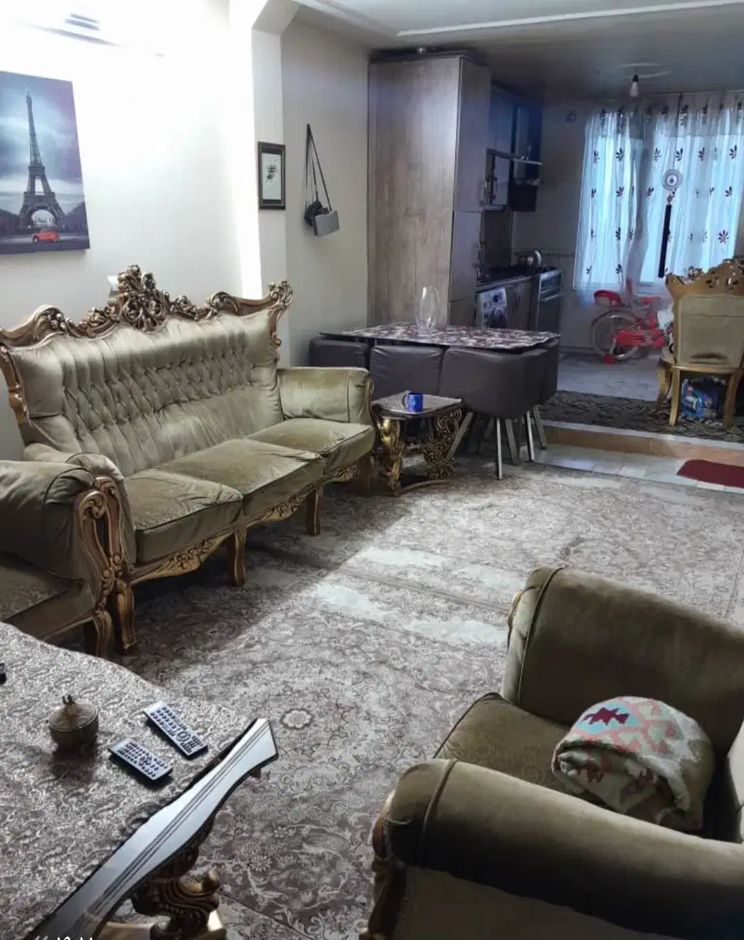 سرویس چوب ورق طلا|مبلمان خانگی و میز عسلی|ری, شهادت|دیوار