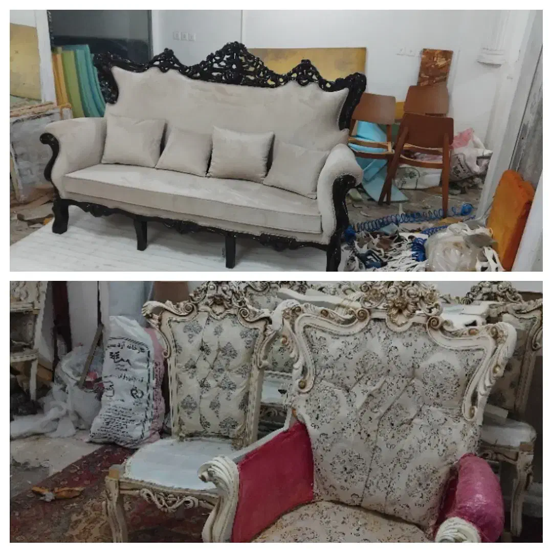 تعمیرات مبلمان استیل کلاسیک سلطنتی|خدمات پیشه و مهارت|اسلام‌شهر, باغ فیض|دیوار