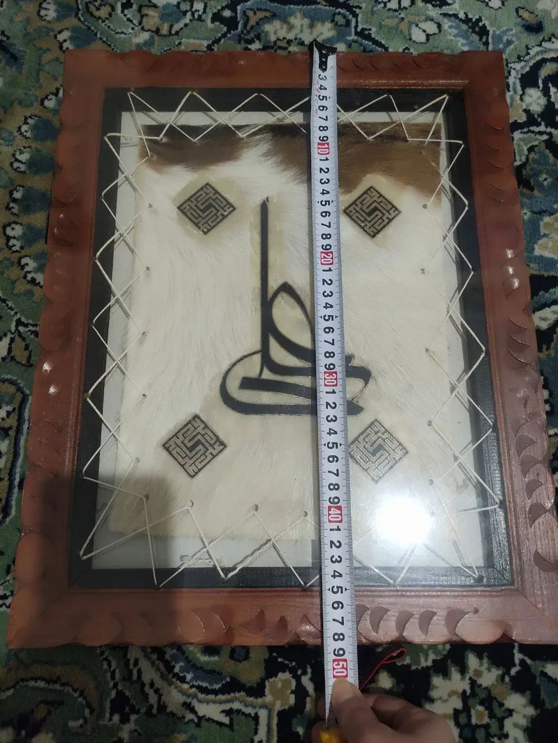 تابلو روی پوست|تابلو، نقاشی، عکس|تهران, صاحب الزمان|دیوار