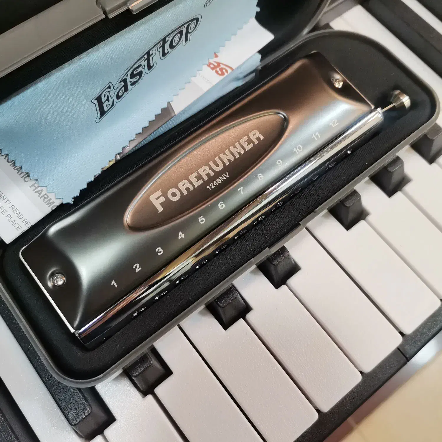 سازدهنی کروماتیک ایستاپ مدل forerunner 1248NV|سازهای بادی|سلمان‌شهر, |دیوار