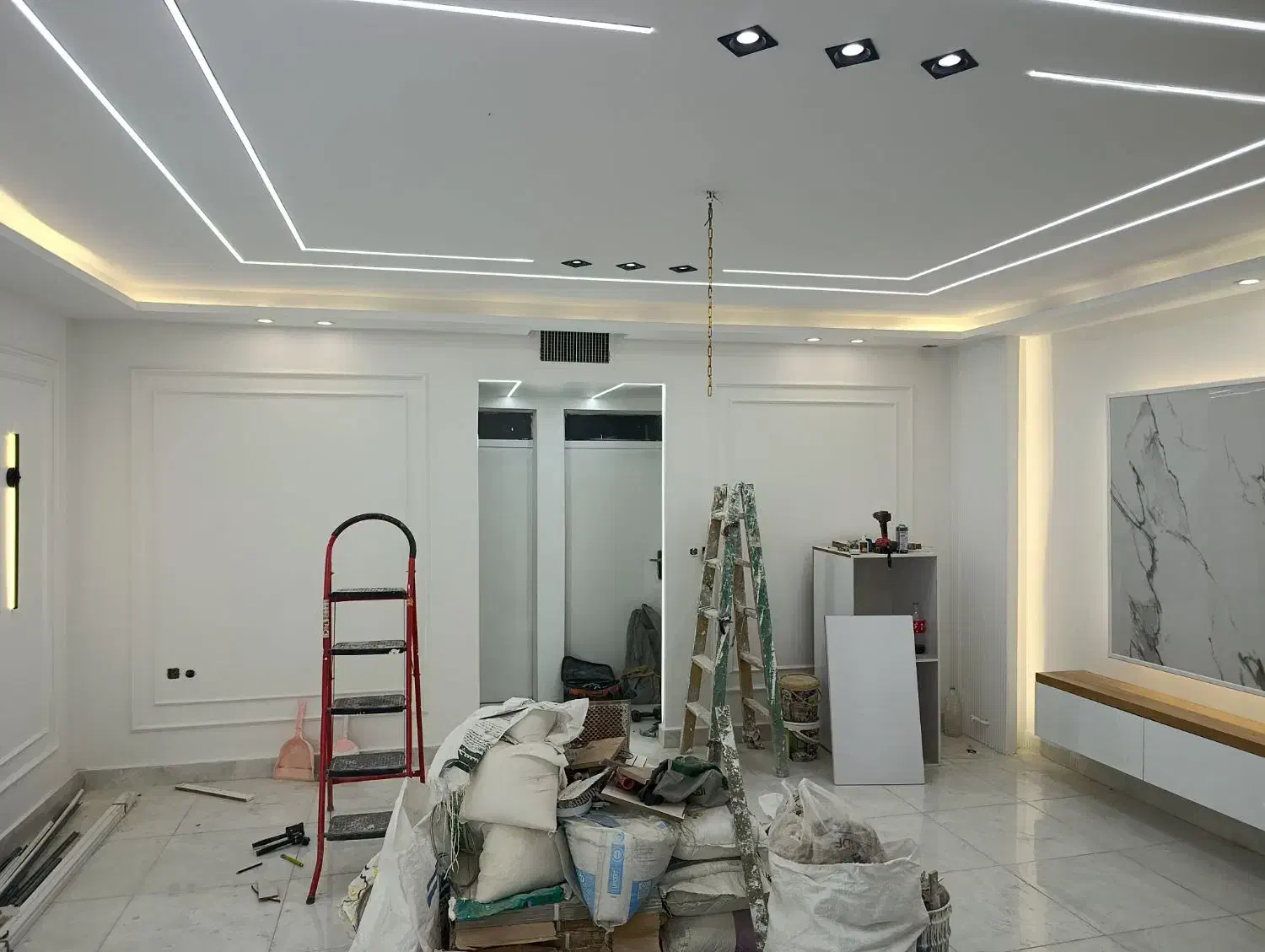 تهاتر کناف کابینت لاین نوری تی وی وال|خدمات پیشه و مهارت|اسلامشهر, شهرک واوان|دیوار