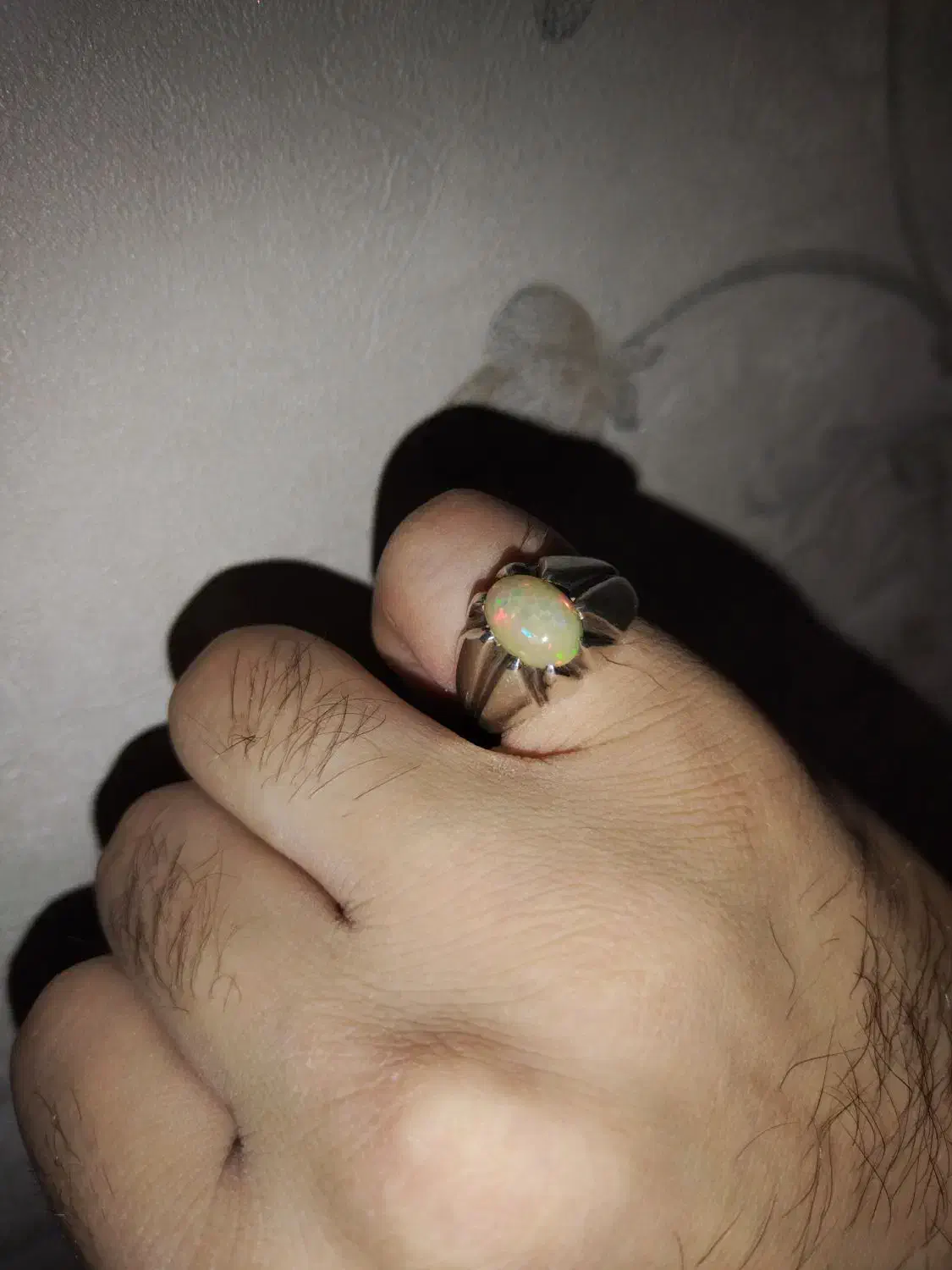 انگشتر نقره اپال اتیوپی|جواهرات|تهران, بهارستان|دیوار