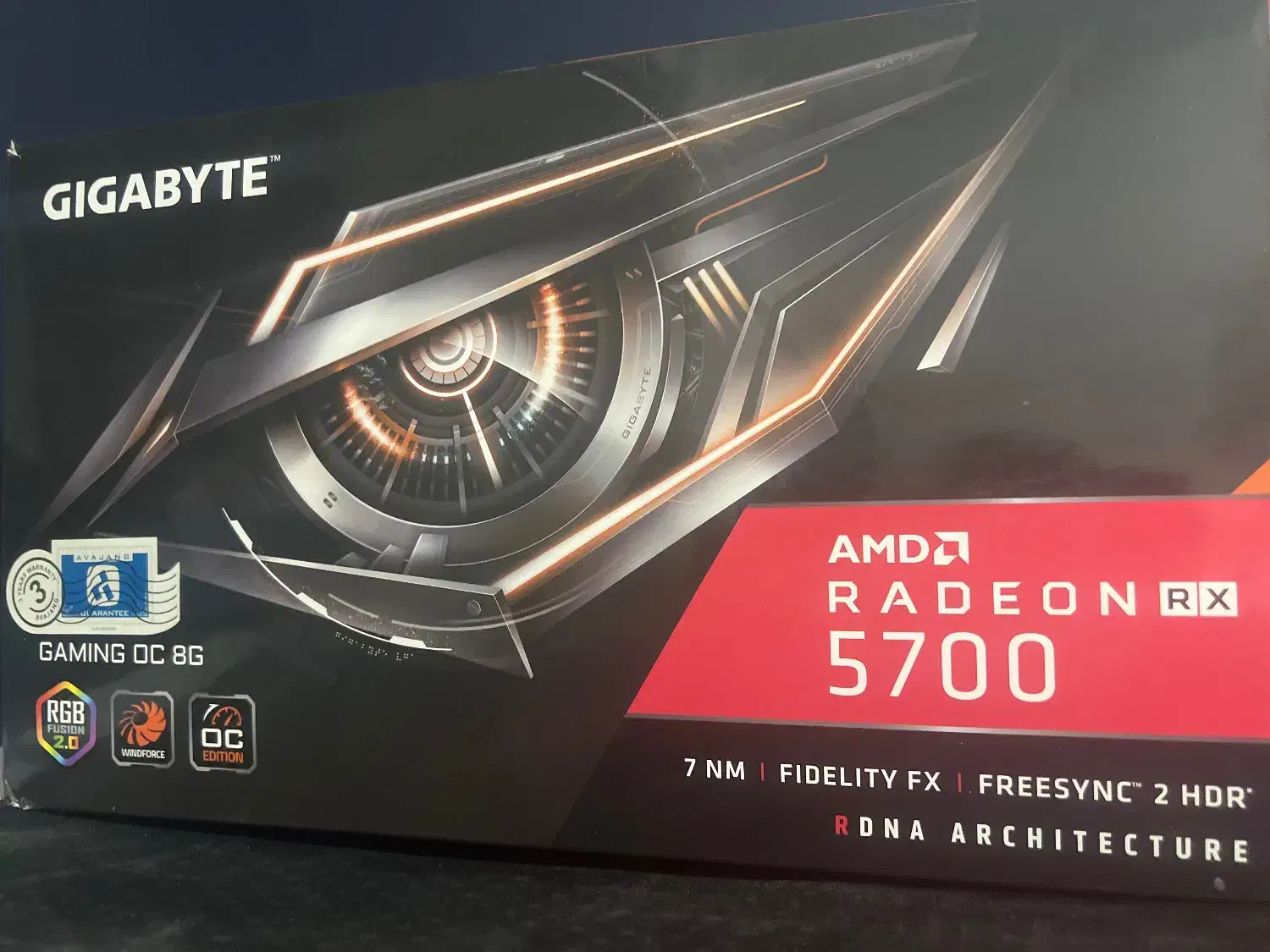 کارت گرافیک rx 5700 Gigabyte|قطعات و لوازم جانبی رایانه|تهران, مینای جنوبی|دیوار