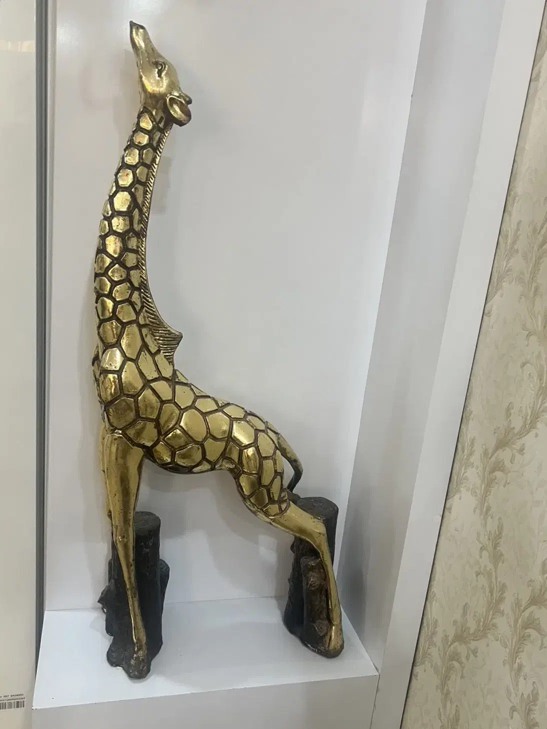 مجسمه زرافه پلی استر|مجسمه، تندیس، ماکت|نیشابور, شهرک جانبازان|دیوار