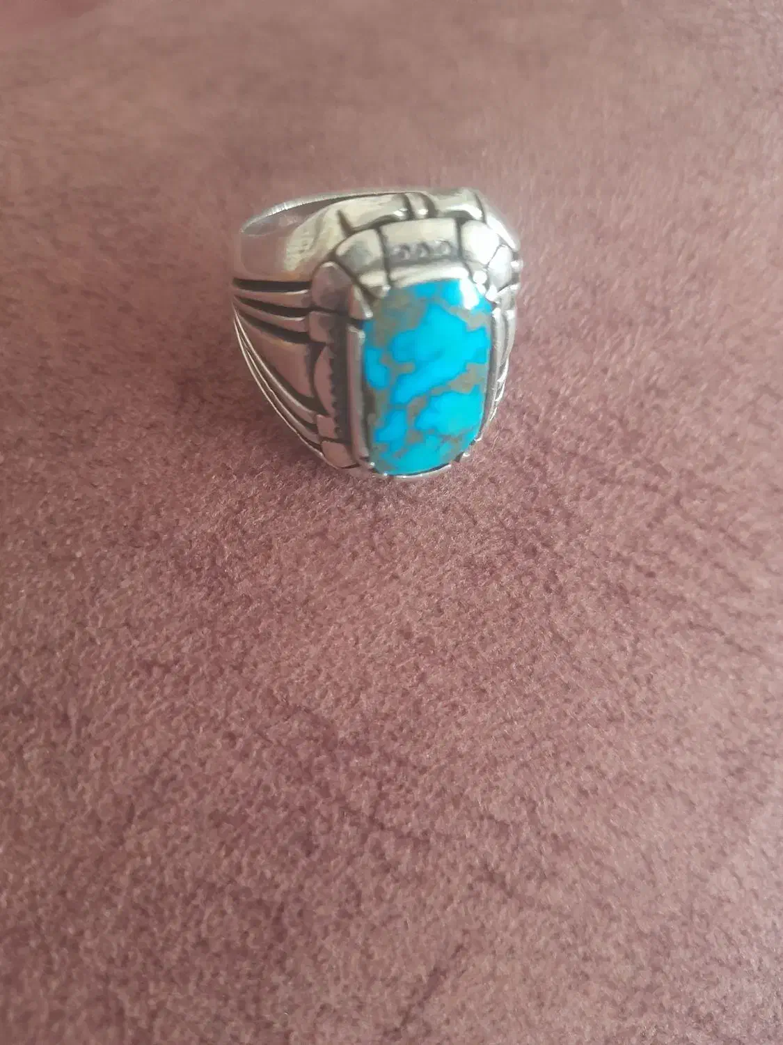 انگشتر دست ساز. فیروزه اصل|جواهرات|زنجان, |دیوار