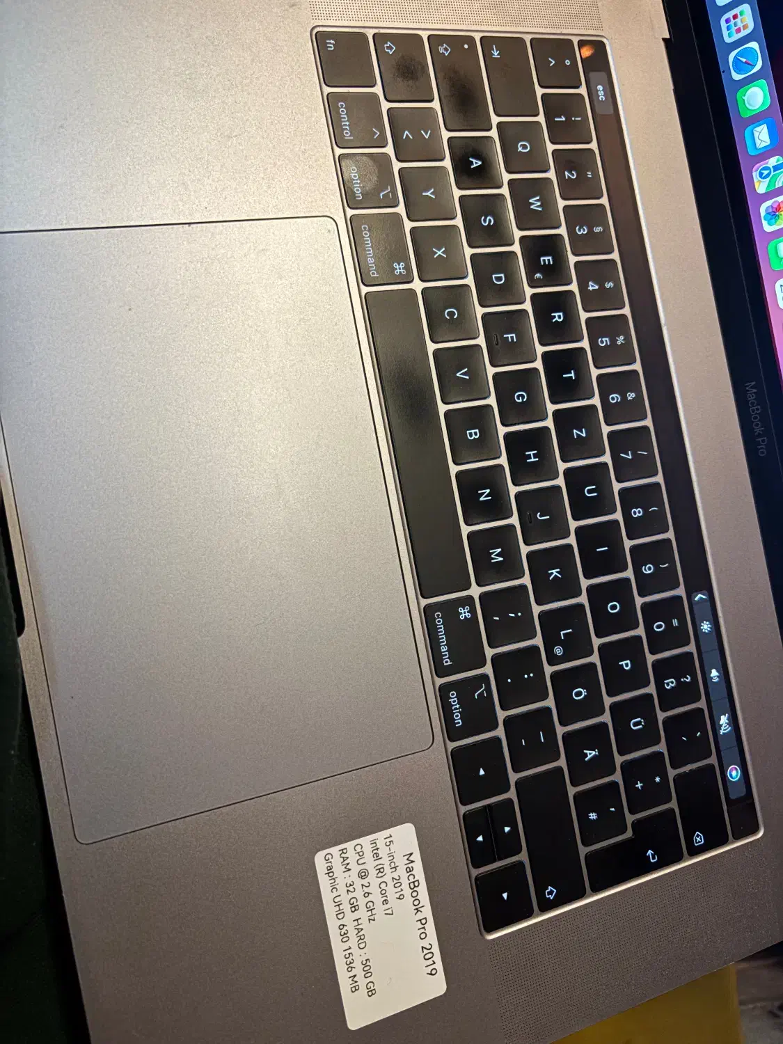 لپتاپ macbook pro 2019|رایانه همراه|کیش, |دیوار