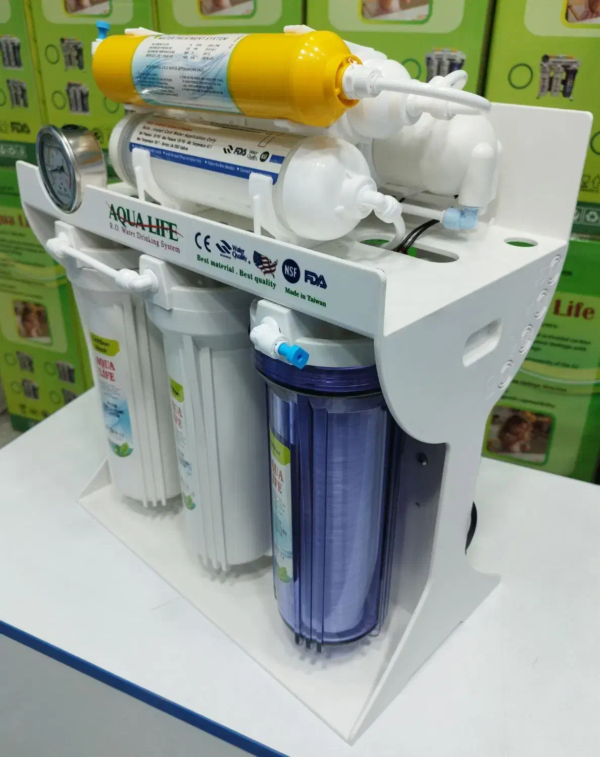 تصفیه آب اکوالایف ۶ تا ۹ مرحله‌ای تسویه تسفیه|آب‌سردکن و تصفیه آب|قم, بنیاد|دیوار