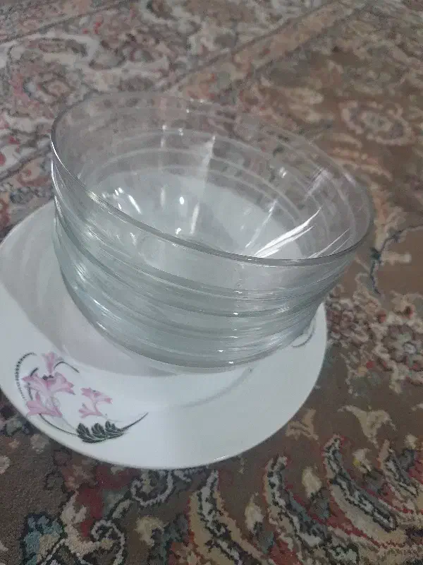 ۶عدد کاسه آبگوشت خوری با یه عدد دیس سالمه ۲۹۰|ظروف سرو و پذیرایی|مشهد, نوید|دیوار