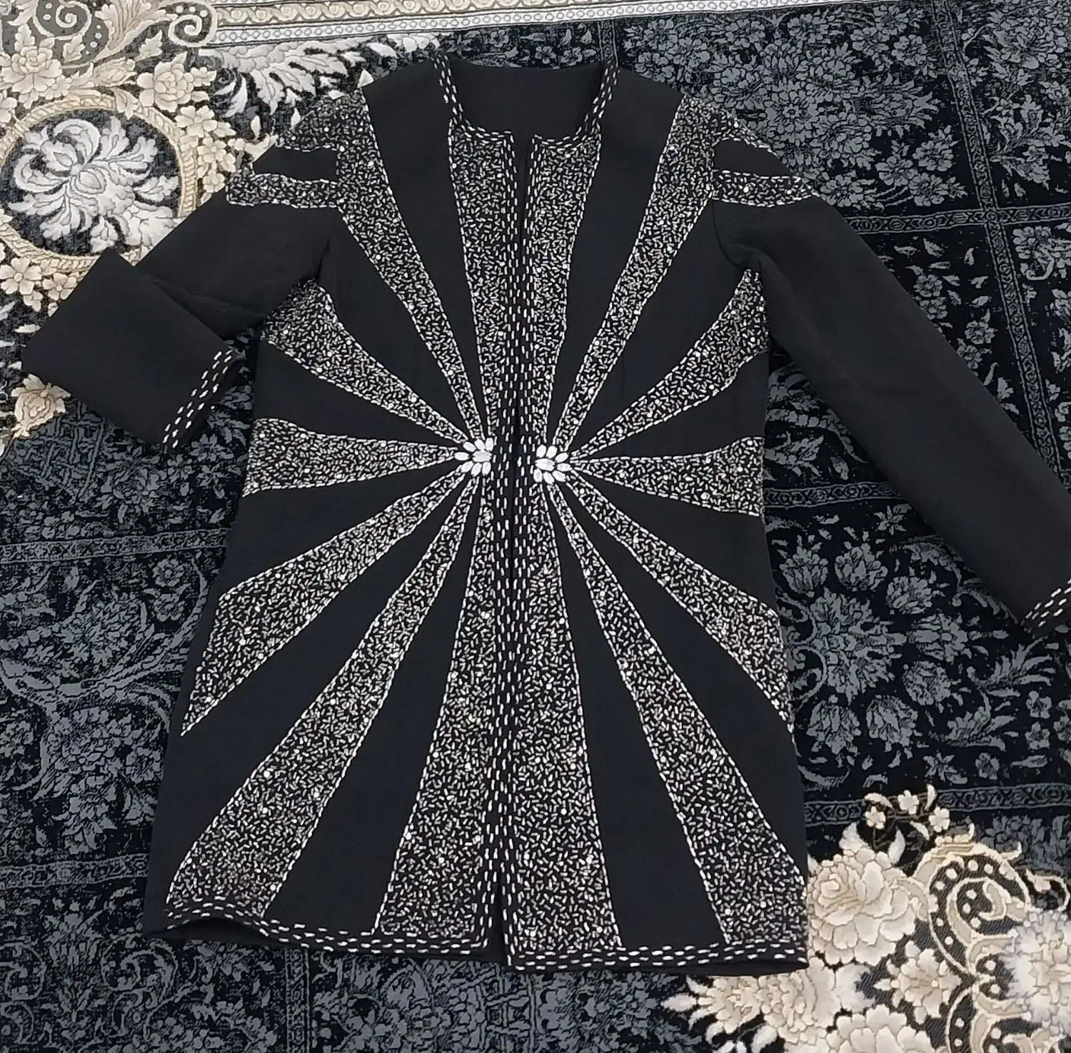 مانتو مجلسی سنگ دوزی|لباس|محمدشهر, محمدشهر|دیوار