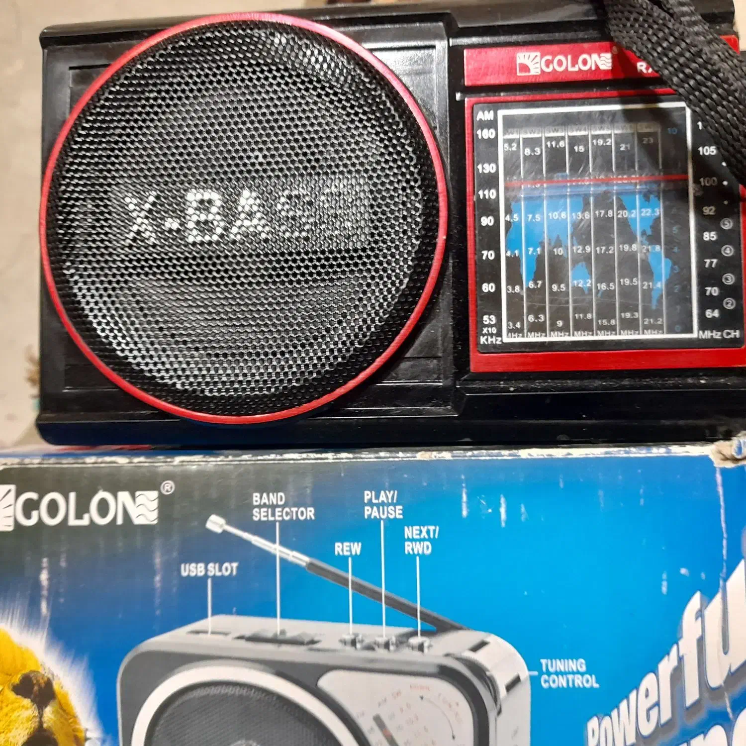 رادیوLED USB خور GOLON|صوتی و تصویری|شهرکرد, |دیوار