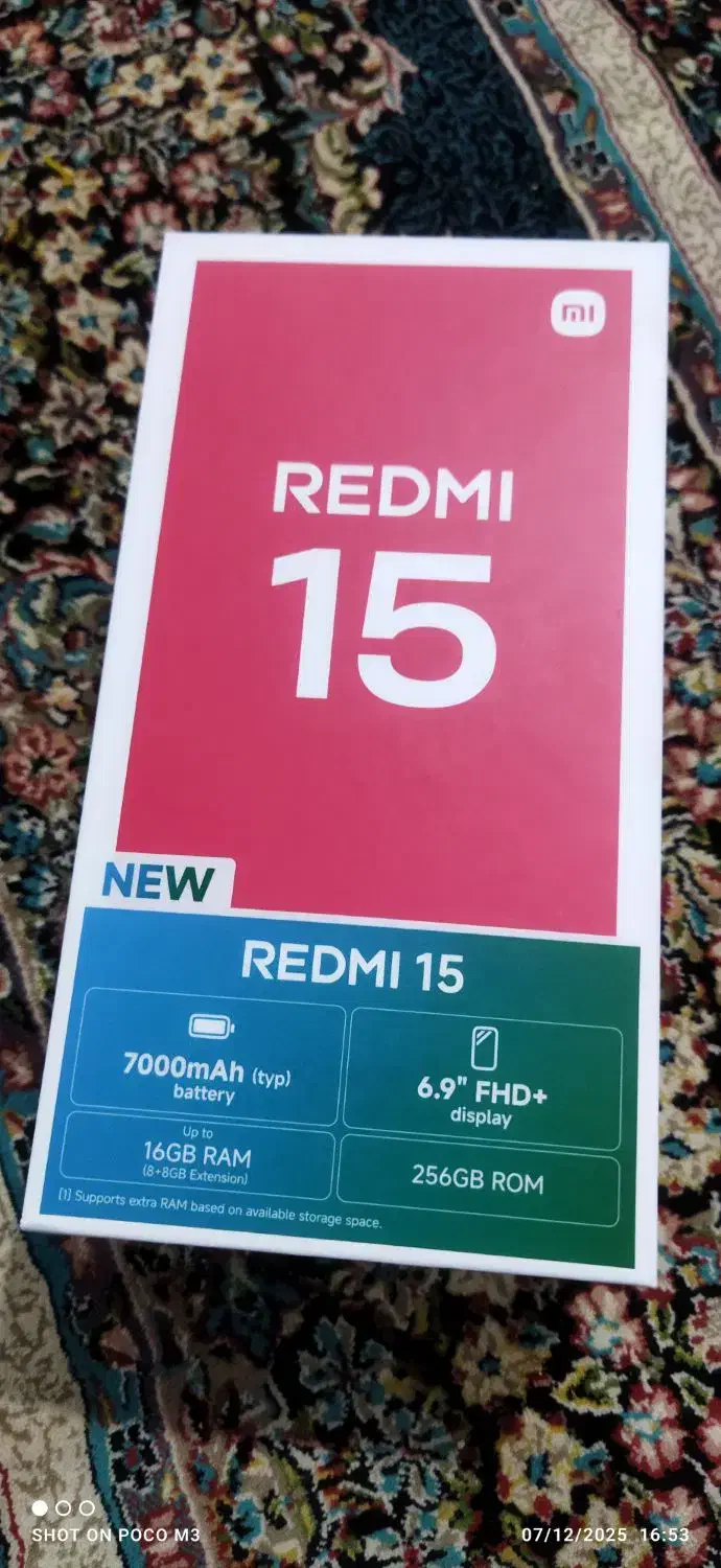 فروش گوشی خشک شیااومی ردمی 15.|موبایل|سراوان, |دیوار