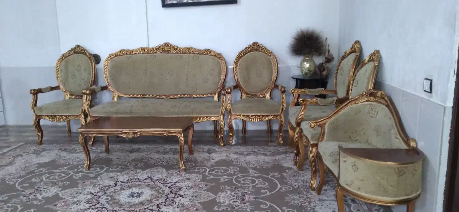 مبل سلطنتی|مبلمان خانگی و میز عسلی|کوهدشت, |دیوار