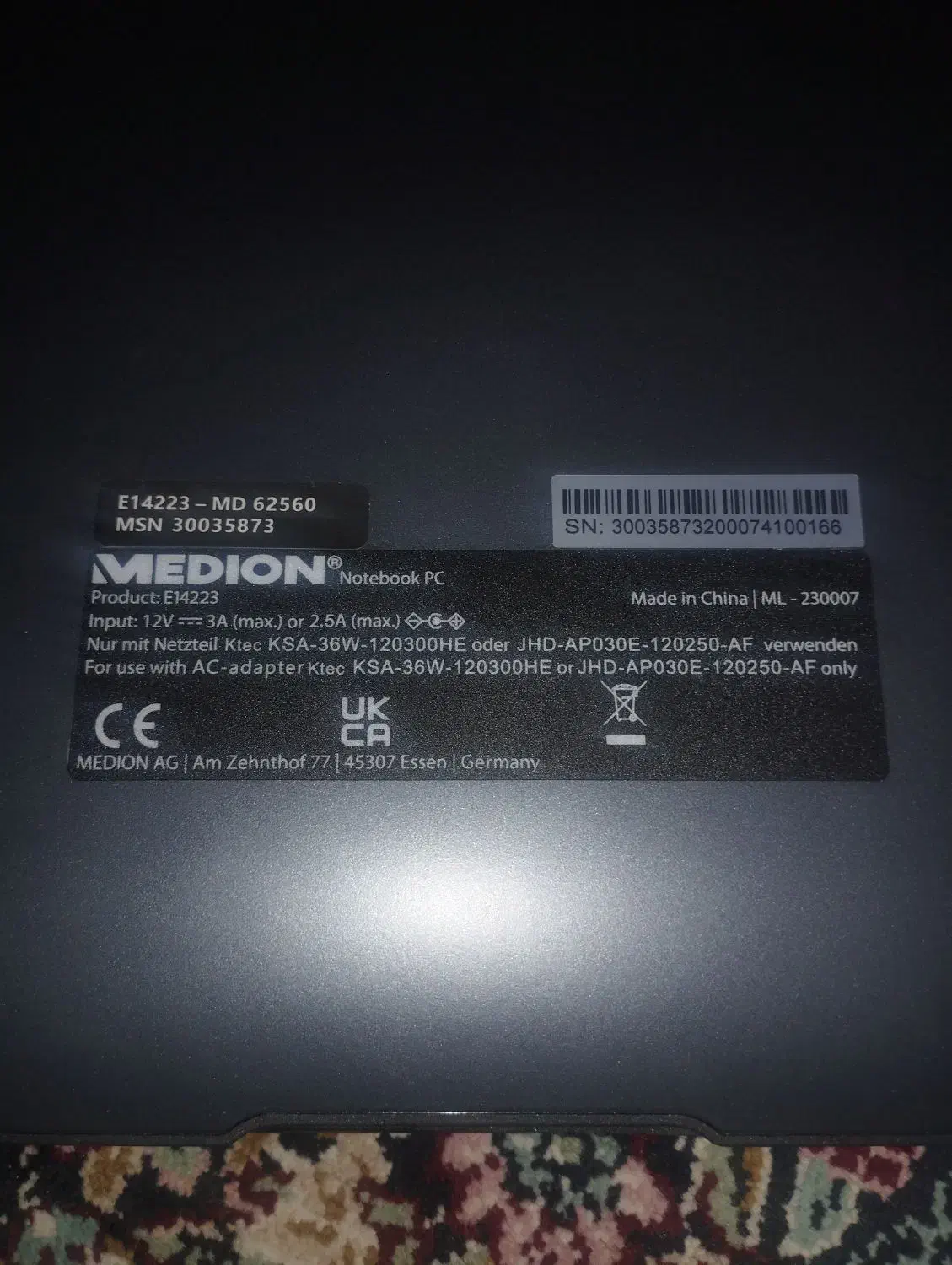 لپ‌تاپ آلمانی اصل|رایانه همراه|آسارا, |دیوار