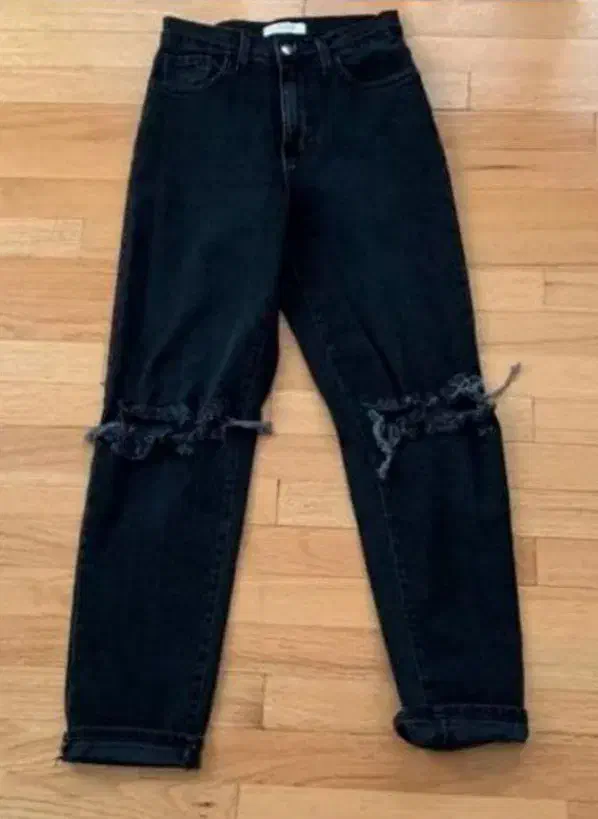 شلوار مام جین مشکی|لباس|گناباد, |دیوار