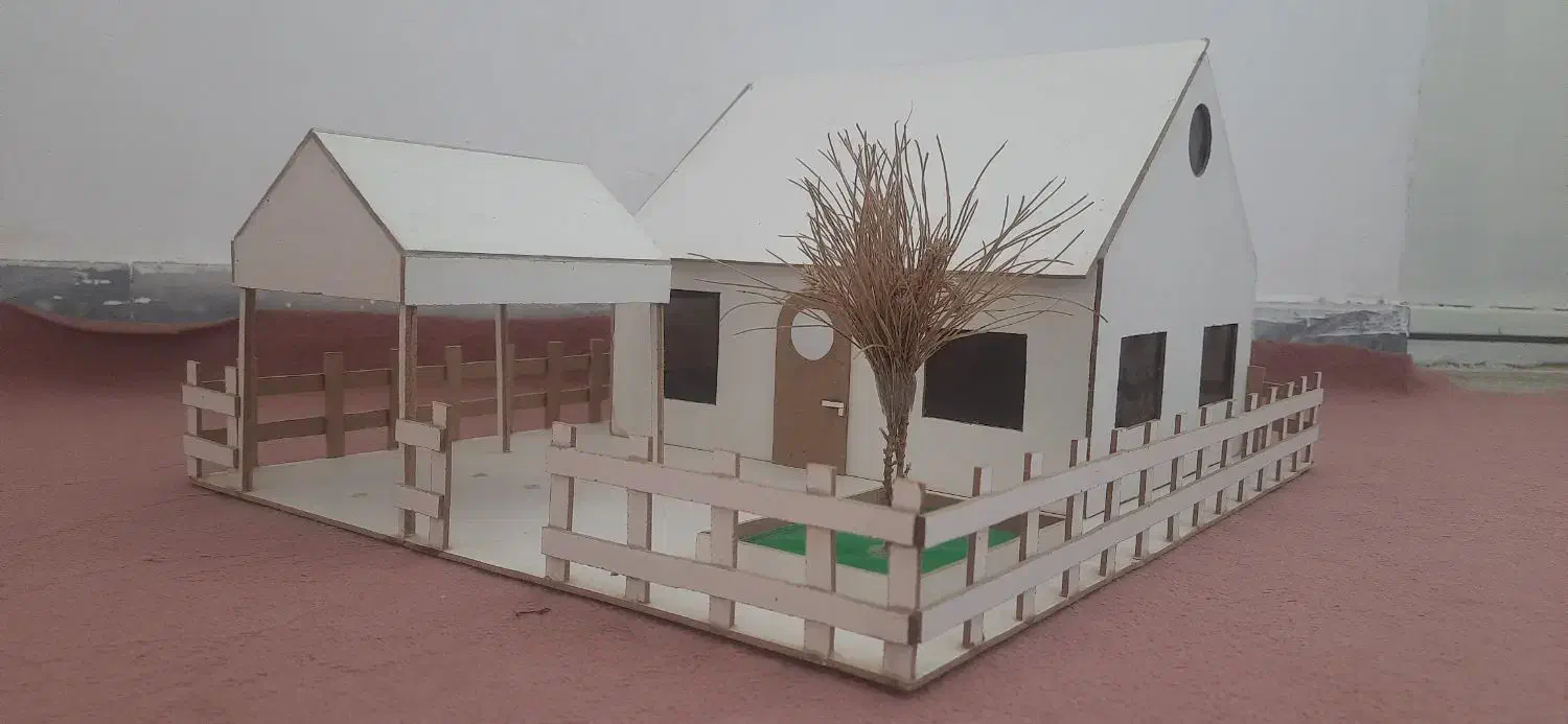 چراغ خواب با طرح خانه ویلایی|چراغ خواب و آباژور|اسفراین, |دیوار