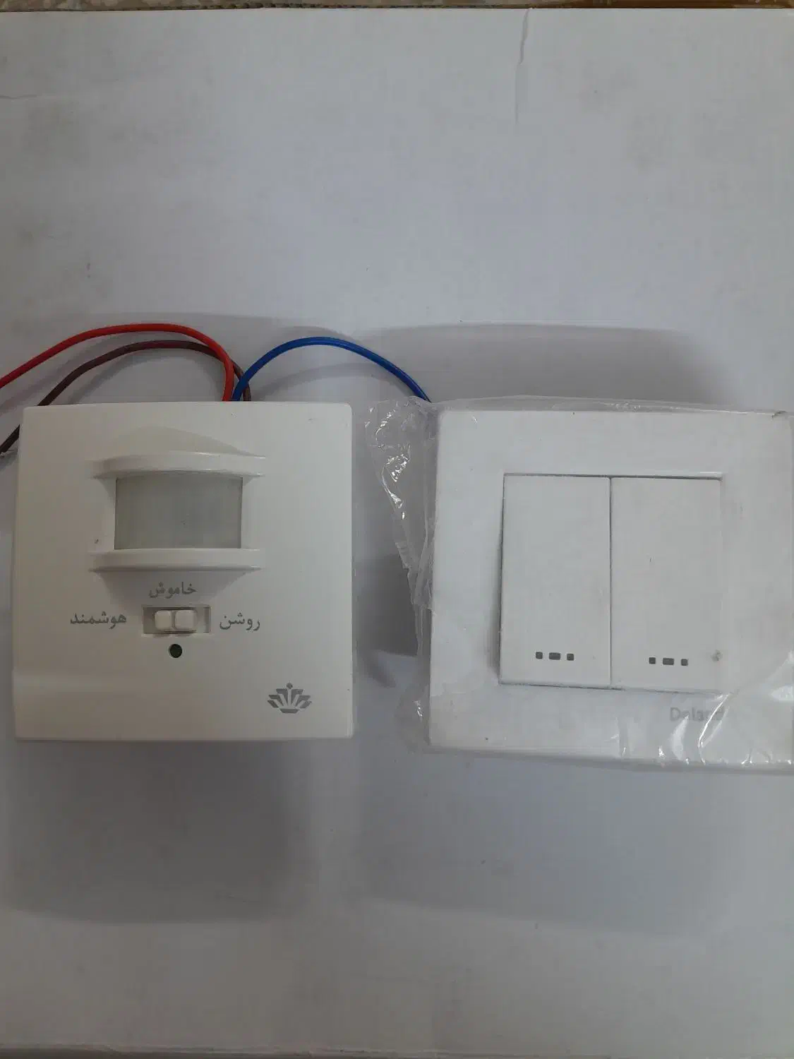 کلید دو پل و کلید تایمر|مصالح و تجهیزات ساختمان|اندیشه, اندیشه فاز ۴|دیوار