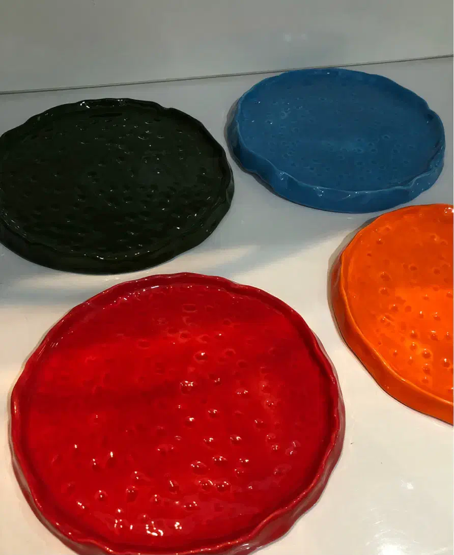 بشقاب سرامیکی|ظروف سرو و پذیرایی|رشت, گلسار|دیوار