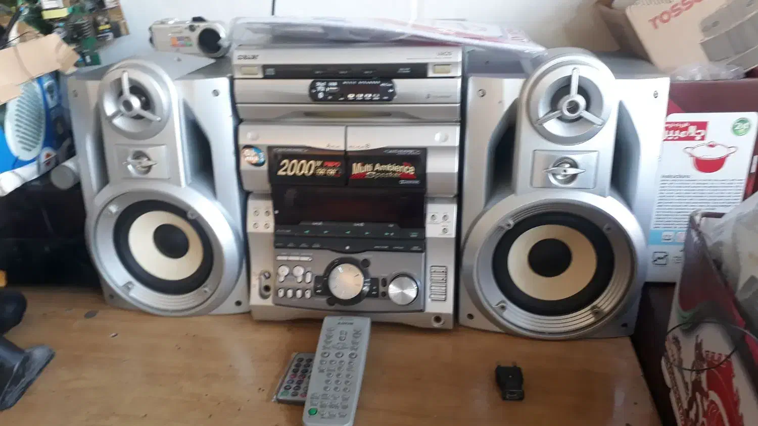 رادیو ضبط دولب سونیcfs710 sبدون ایراد|سیستم صوتی خانگی|ارومیه, |دیوار