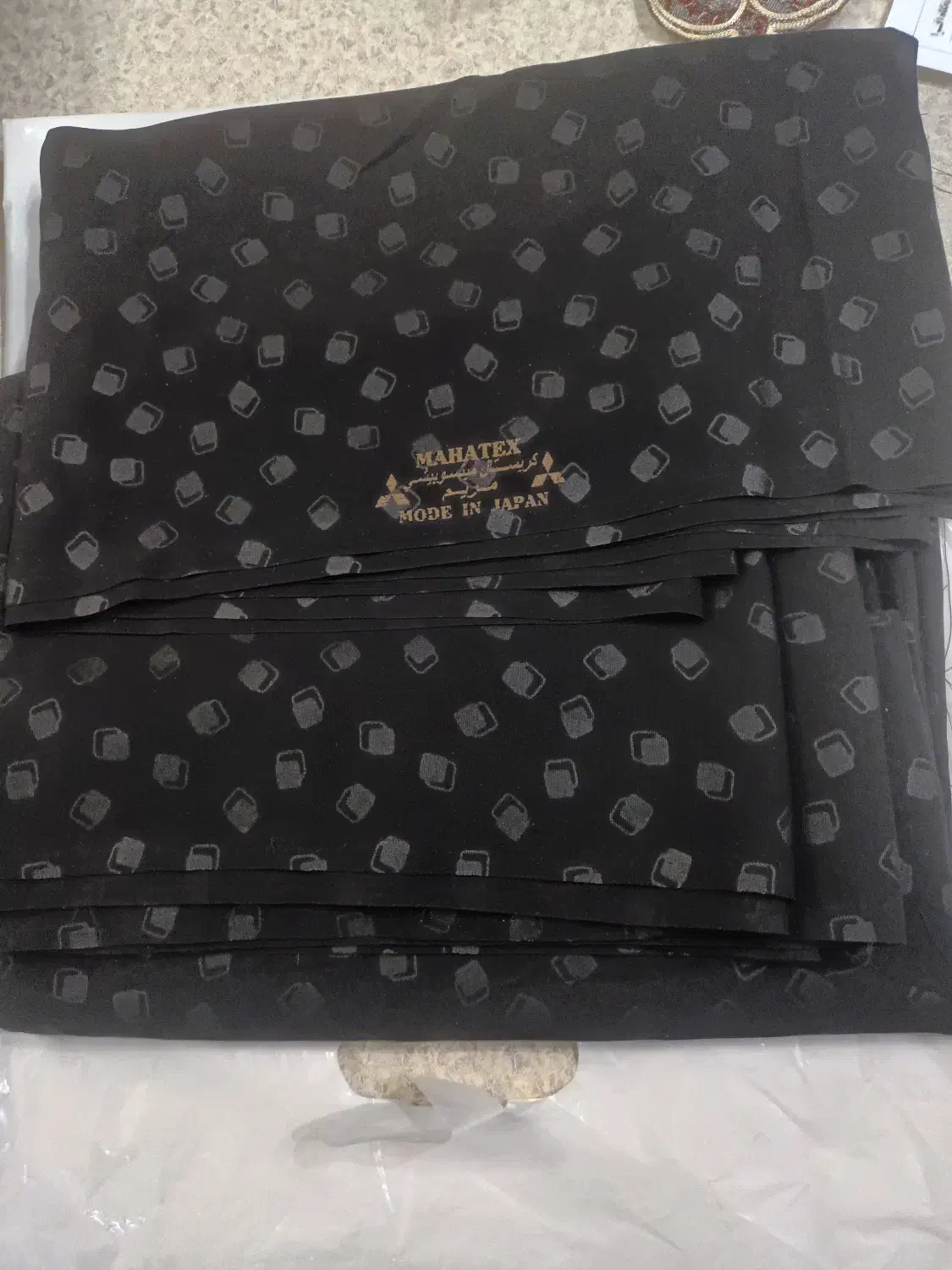 فروش یه قواره. چادره. مشکی طرحدار  اصل. ژاپن|لباس|ارومیه, |دیوار