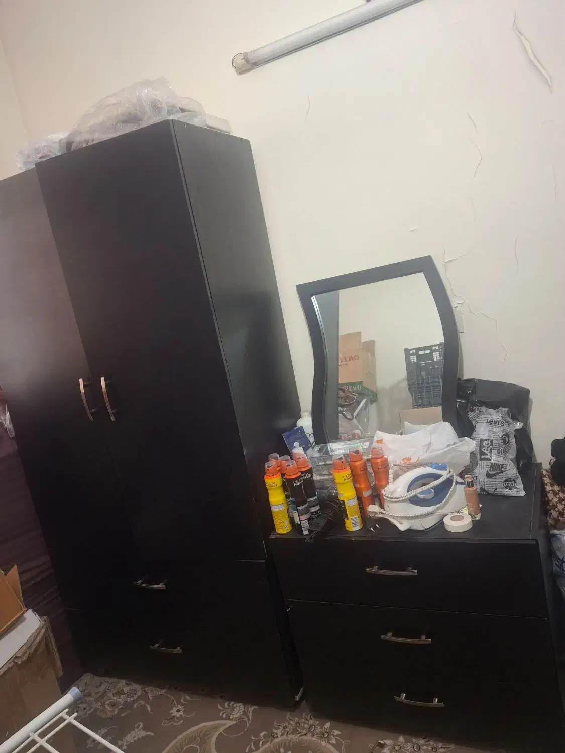 فروش یک عدد کمد دو درب با دراور|جاکفشی، کمد، دراور|ری, تقی آباد|دیوار