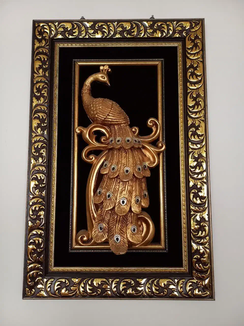 تابلو طاووس|تابلو، نقاشی، عکس|قم, شاه سید علی|دیوار