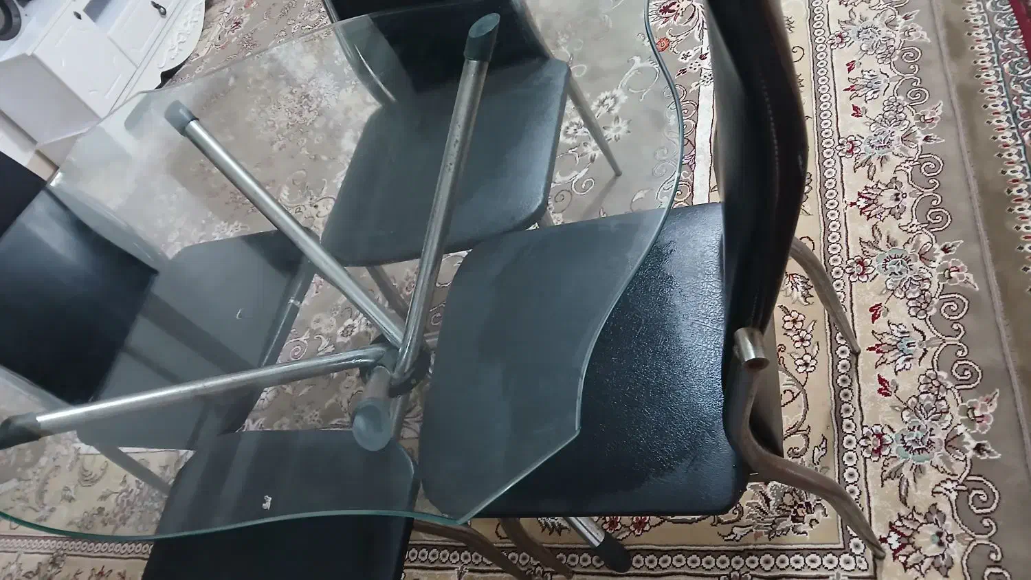 میز غذا خوری|میز و صندلی غذاخوری|باروق, |دیوار