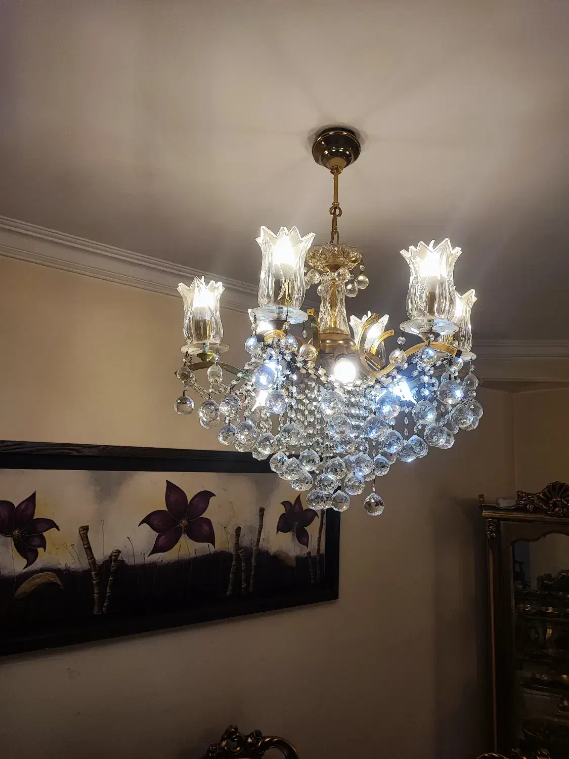 لوستر ۲۰ و ۱۲ شاخه|لوستر و چراغ آویز|تهران, شهران شمالی|دیوار