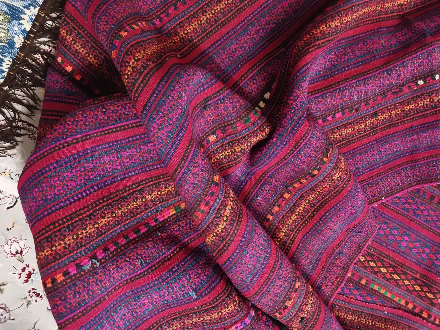 گلیم دست بافت پشم قدیمی قدیمی  نونو  دو طرح|گلیم، جاجیم، گبه|اسلام‌شهر, شهرک مفیدی|دیوار