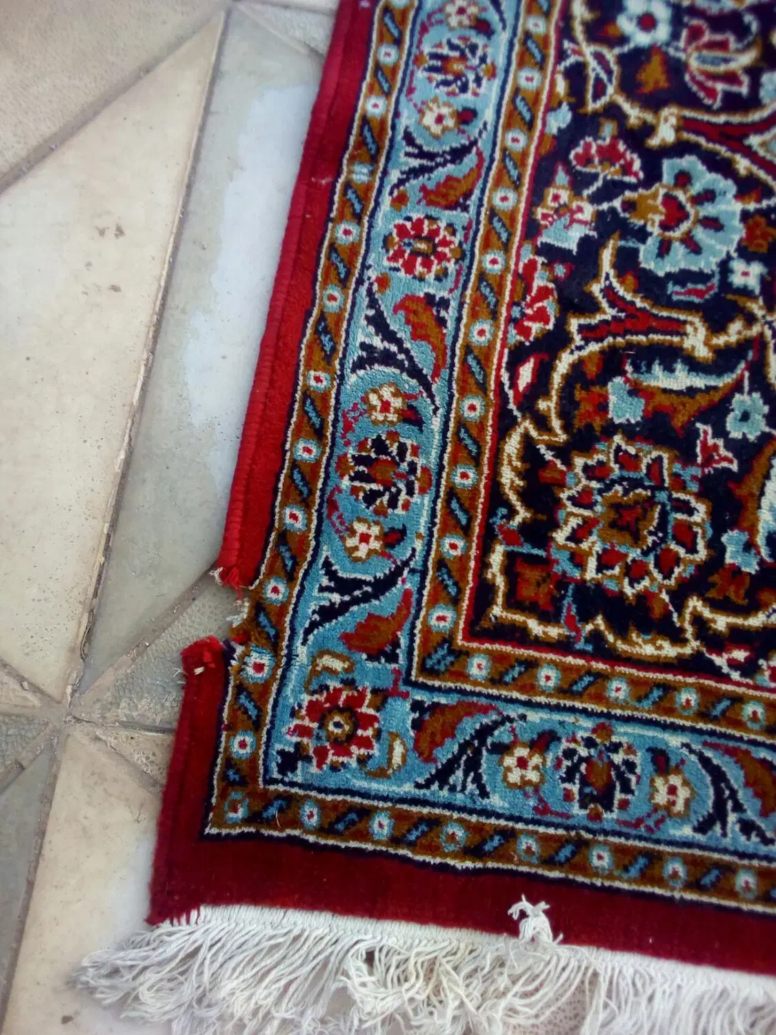 قالی زمینه لاکی|فرش|نیشابور, مدرس|دیوار