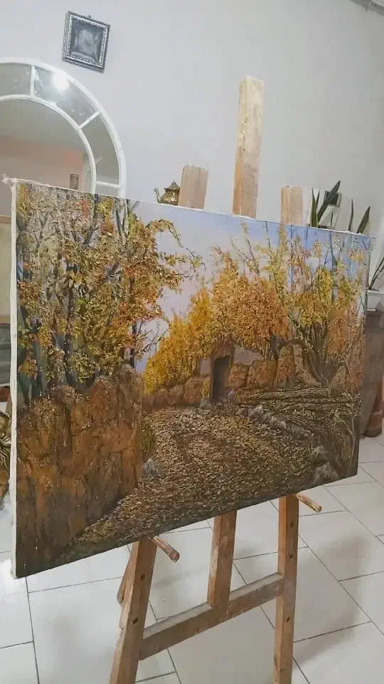 تابلوی نقاشی رنگو روغن .. سبک رئالیسم|تابلو، نقاشی، عکس|ارومیه, |دیوار
