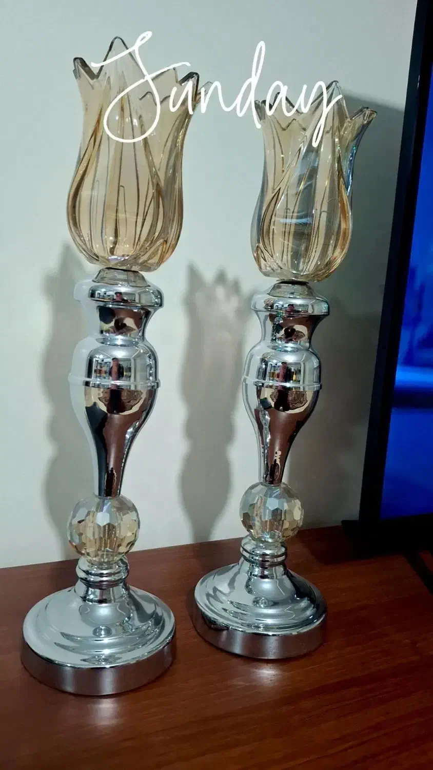 شمعدان مدل لاله|صنایع دستی و سایر لوازم تزئینی|چهاردانگه (تهران), |دیوار