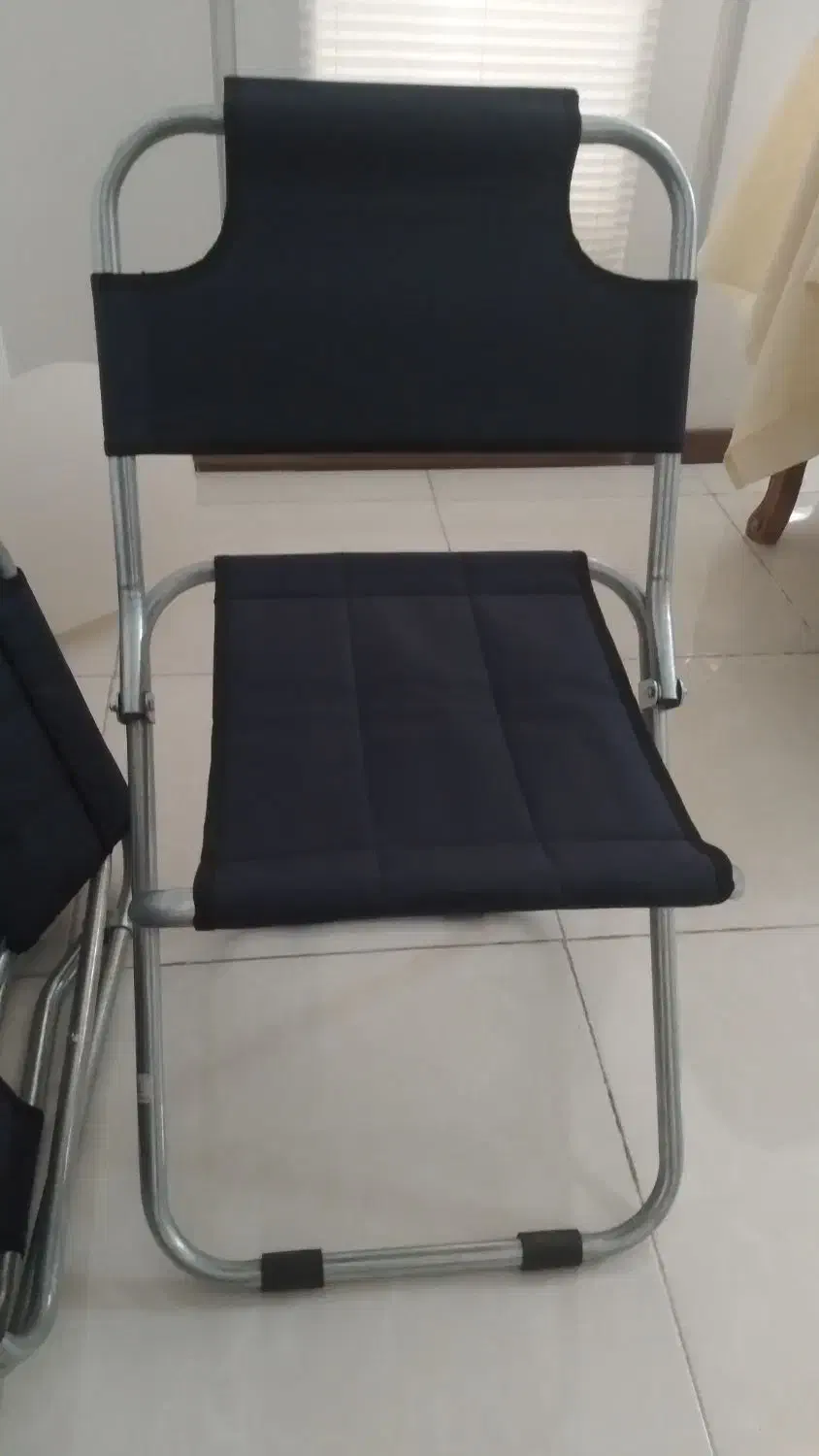 صندلی تاشو برزنتی مسافرتی گالوانیزه|صندلی و نیمکت|رودهن, |دیوار