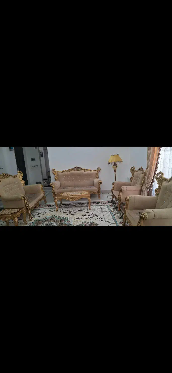 مبل هفت نفره،میز نهار خوری ۶ نفره،میز تی وی،بوفه|مبلمان خانگی و میز عسلی|اسفراین, |دیوار