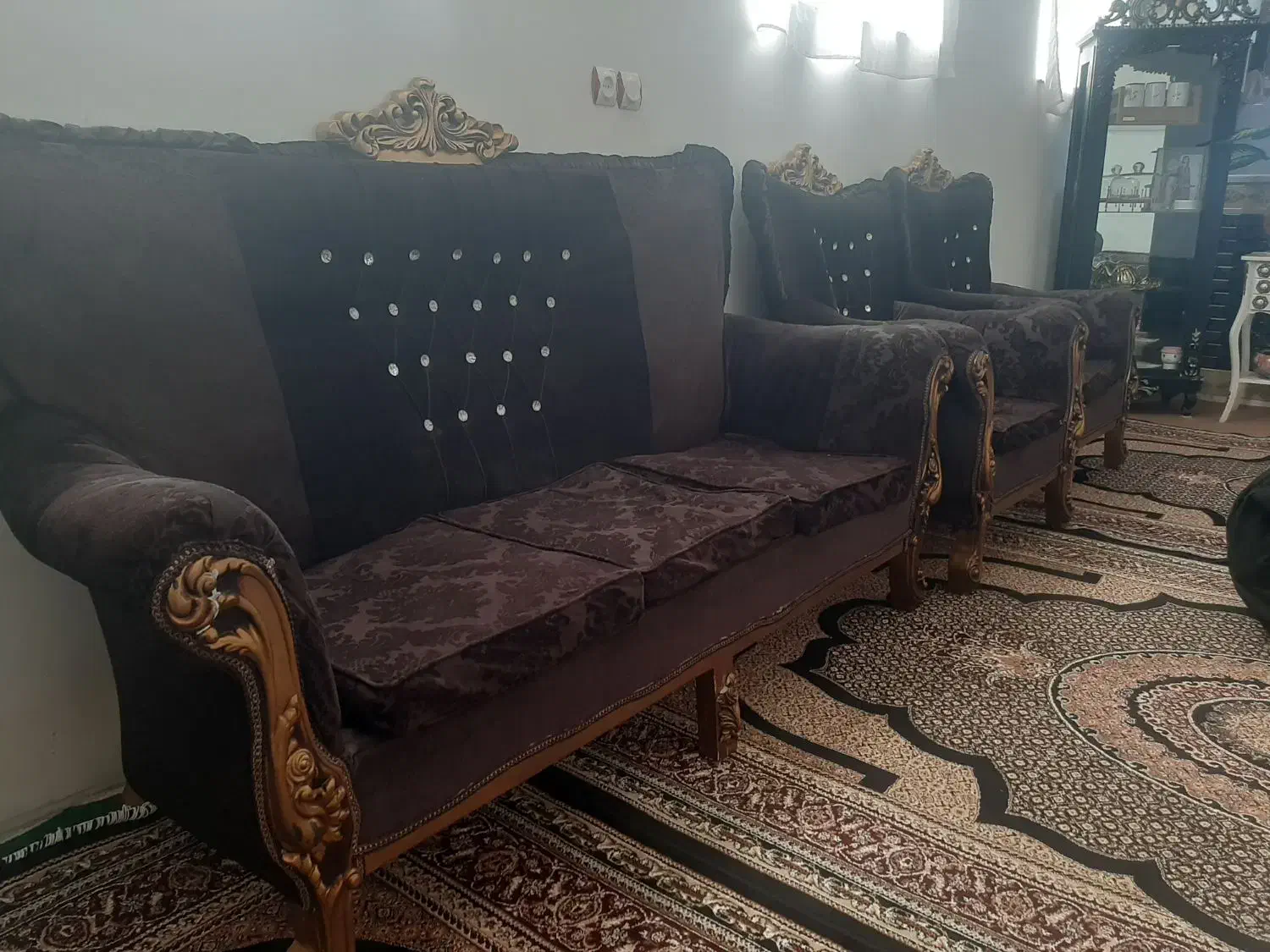 مبل سلطنتی|مبلمان خانگی و میز عسلی|سنندج, |دیوار