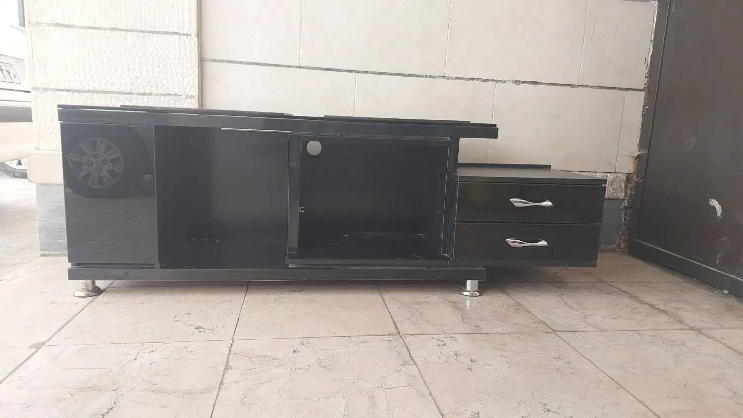 سینک و میز تلویزیون|آب‌چکان و نظم‌دهنده ظروف|هشتگرد, شهرک ولیعصر (مصلی)|دیوار